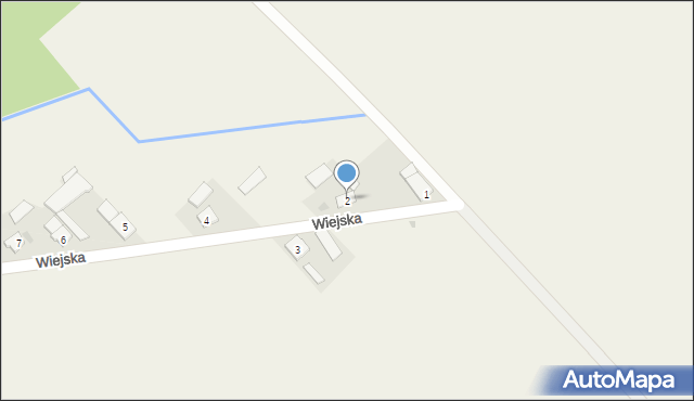 Luszyn, Wiejska, 2, mapa Luszyn