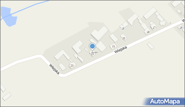 Luszyn, Wiejska, 22, mapa Luszyn