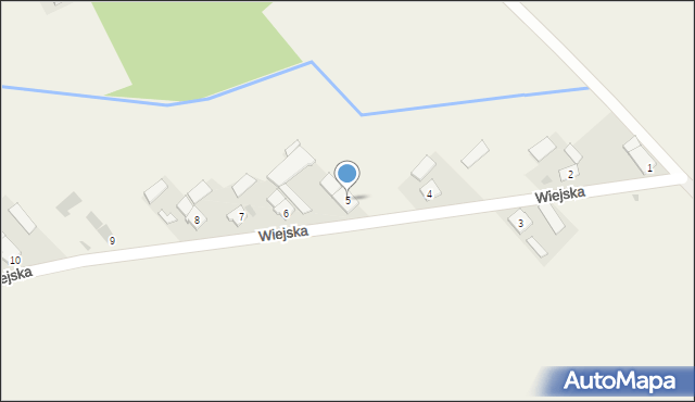 Luszyn, Wiejska, 5, mapa Luszyn