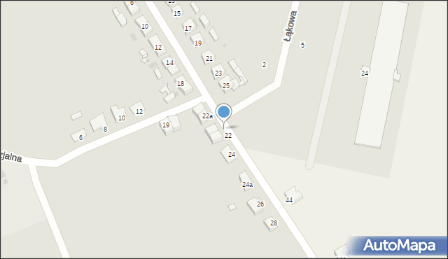 Lwówek, Wiśniowa, 22c, mapa Lwówek