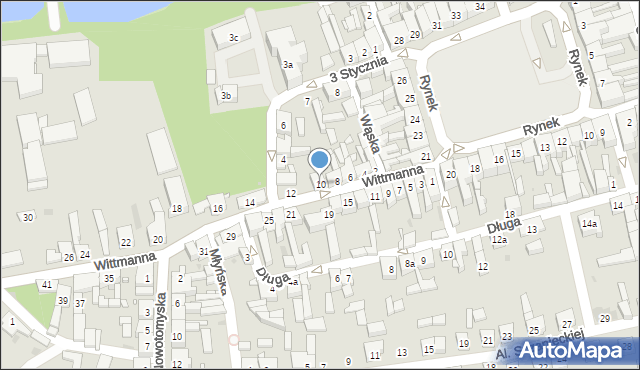 Lwówek, Wittmanna Stefana, 10, mapa Lwówek