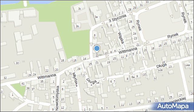Lwówek, Wittmanna Stefana, 12, mapa Lwówek