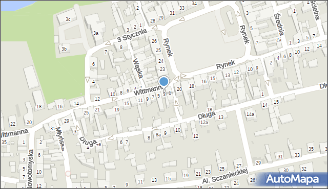 Lwówek, Wittmanna Stefana, 3, mapa Lwówek