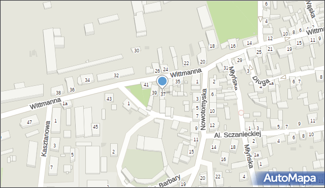 Lwówek, Wittmanna Stefana, 37, mapa Lwówek
