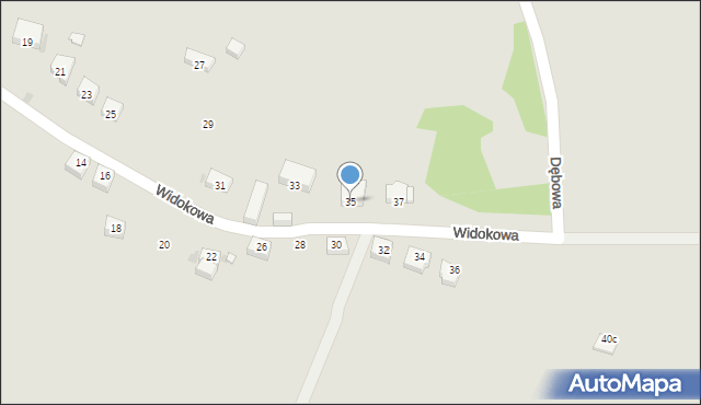 Lwówek Śląski, Widokowa, 35, mapa Lwówek Śląski