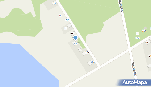 Macharce, Wigierska, 24b, mapa Macharce