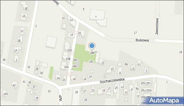 Macierzysz, Witkowskiej Franciszki Marii, 18b, mapa Macierzysz