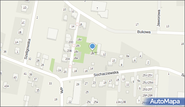 Macierzysz, Witkowskiej Franciszki Marii, 18c, mapa Macierzysz