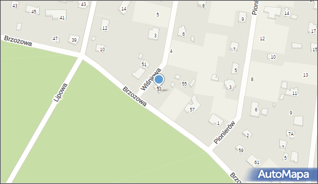 Magdalenka, Wiśniowa, 2, mapa Magdalenka