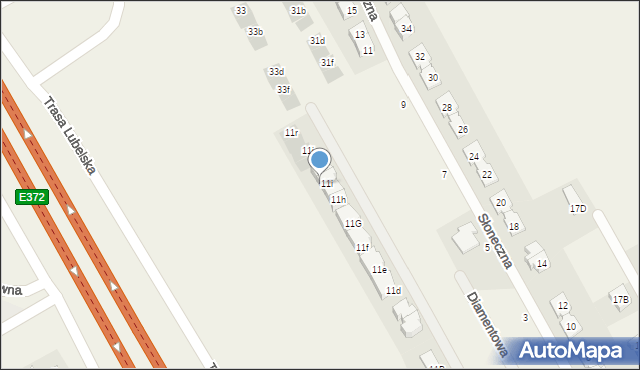 Majdan, Widoczna, 11k, mapa Majdan