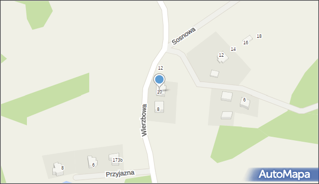 Maks, Wierzbowa, 10, mapa Maks