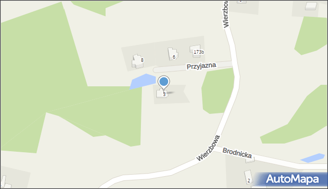 Maks, Wierzbowa, 3, mapa Maks