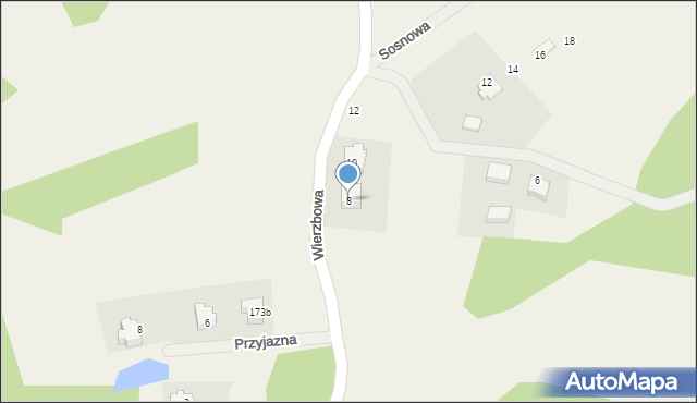 Maks, Wierzbowa, 8, mapa Maks