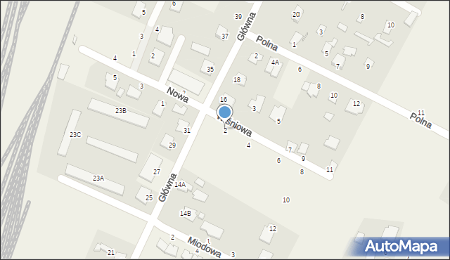 Maksymilianowo, Wiśniowa, 2, mapa Maksymilianowo