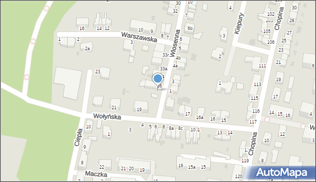 Malbork, Wiosenna, 37, mapa Malborka