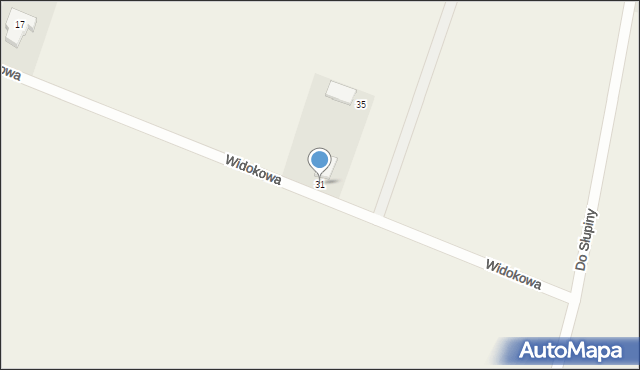 Małkowo, Widokowa, 31, mapa Małkowo