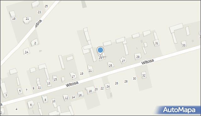Mały Płock, Witosa Wincentego, 23, mapa Mały Płock
