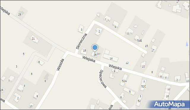 Marcinowice, Wiejska, 16, mapa Marcinowice