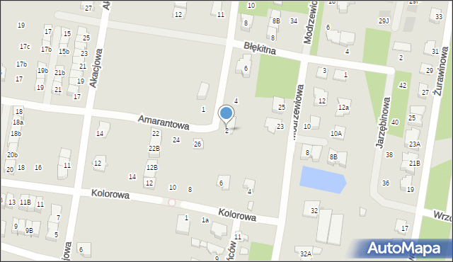 Marki, Wierzbowa, 2, mapa Marki