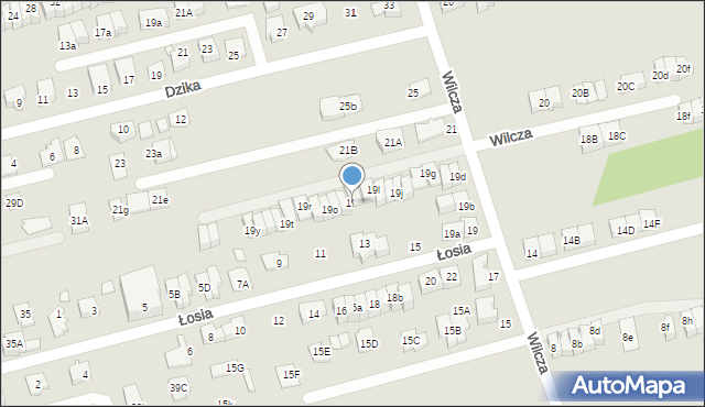 Marki, Wilcza, 19m, mapa Marki
