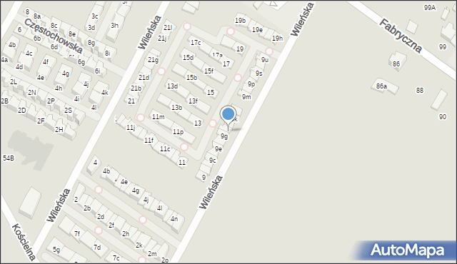 Marki, Wileńska, 9h, mapa Marki
