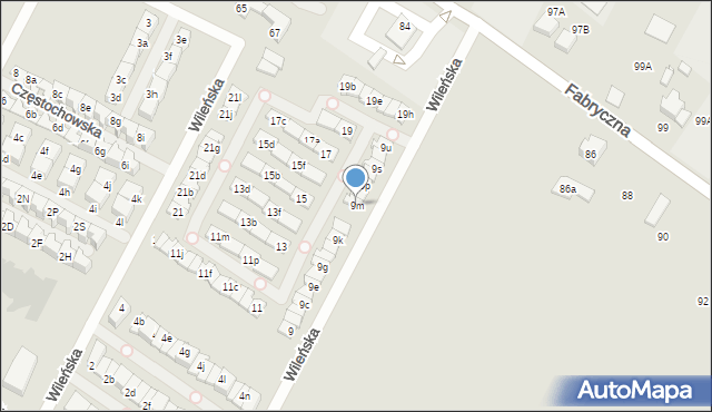 Marki, Wileńska, 9m, mapa Marki