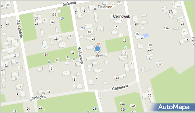 Marki, Wiśniowa, 6A, mapa Marki