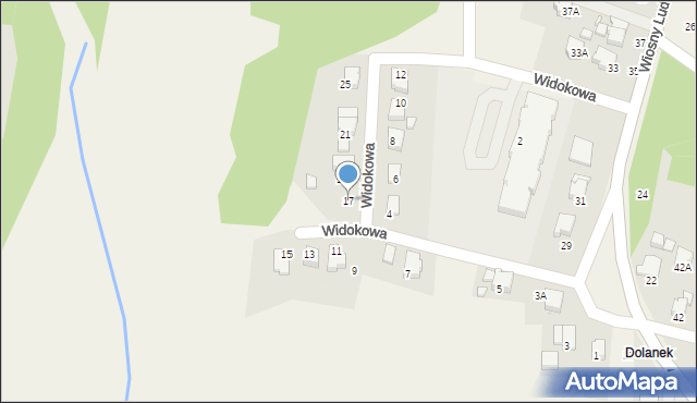 Marklowice, Widokowa, 17, mapa Marklowice