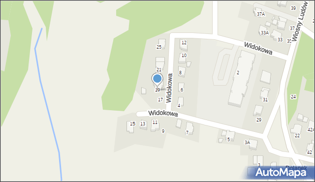 Marklowice, Widokowa, 19, mapa Marklowice