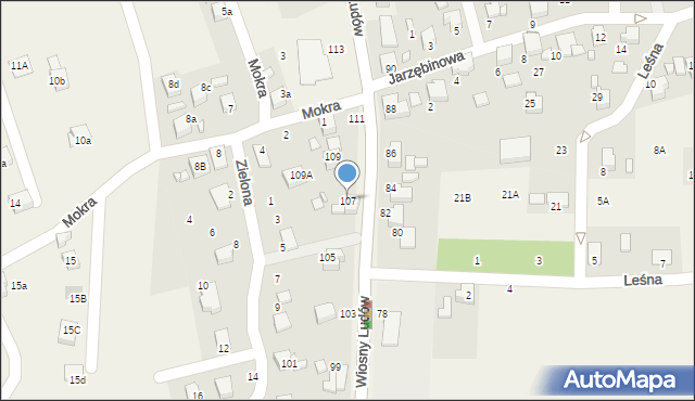 Marklowice, Wiosny Ludów, 107, mapa Marklowice