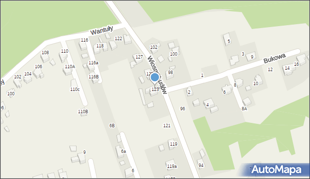 Marklowice, Wiosny Ludów, 123, mapa Marklowice
