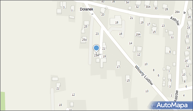Marklowice, Wiosny Ludów, 23A, mapa Marklowice