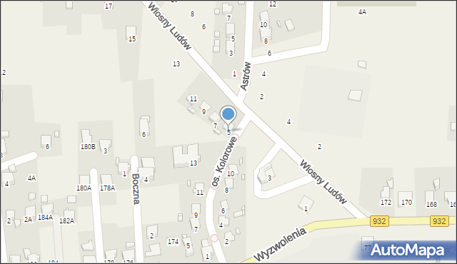 Marklowice, Wiosny Ludów, 5, mapa Marklowice