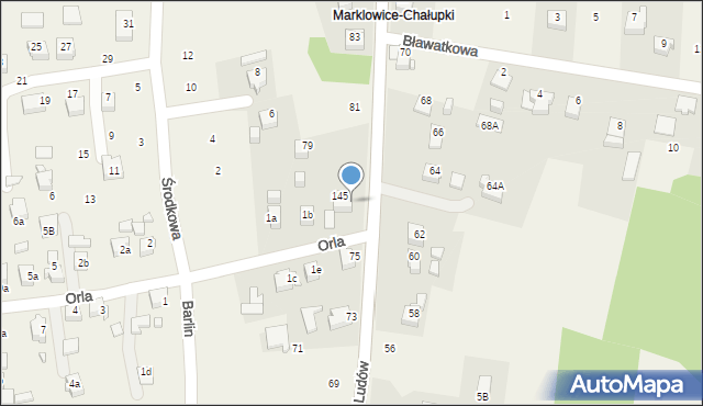 Marklowice, Wiosny Ludów, 77, mapa Marklowice