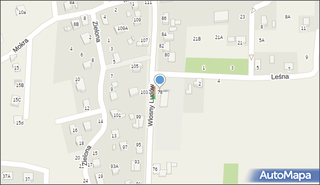 Marklowice, Wiosny Ludów, 78, mapa Marklowice