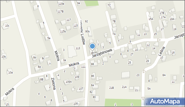 Marklowice, Wiosny Ludów, 90, mapa Marklowice