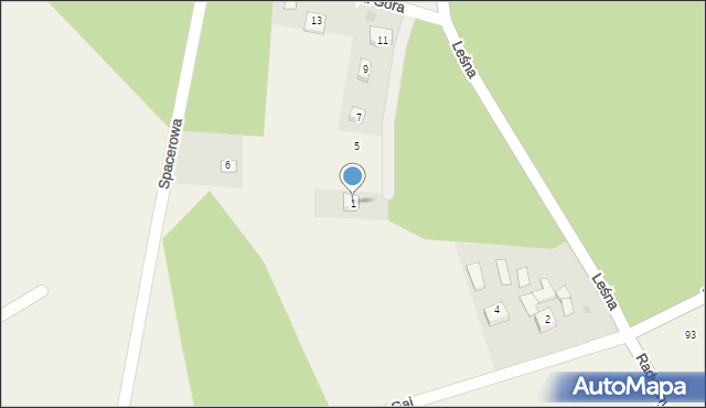 Marszowice, Widokowa Góra, 1, mapa Marszowice