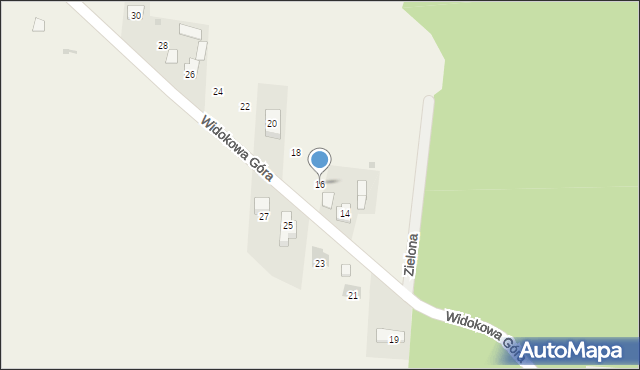 Marszowice, Widokowa Góra, 16, mapa Marszowice