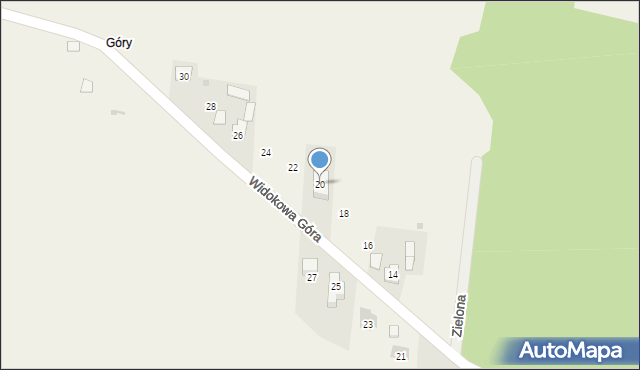 Marszowice, Widokowa Góra, 20, mapa Marszowice