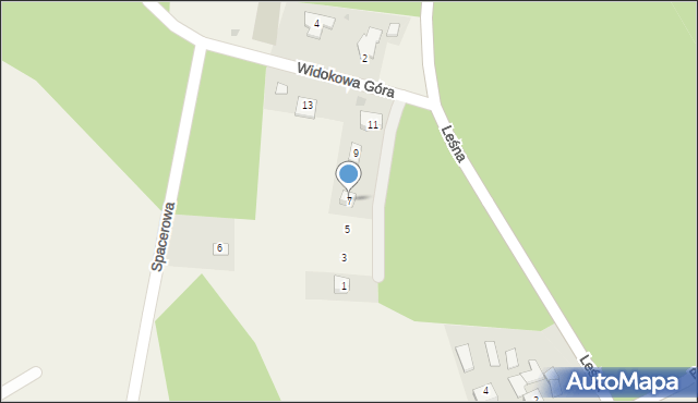 Marszowice, Widokowa Góra, 7, mapa Marszowice