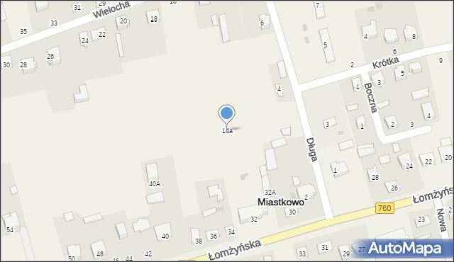 Miastkowo, Wielocha Kacpra, 14a, mapa Miastkowo