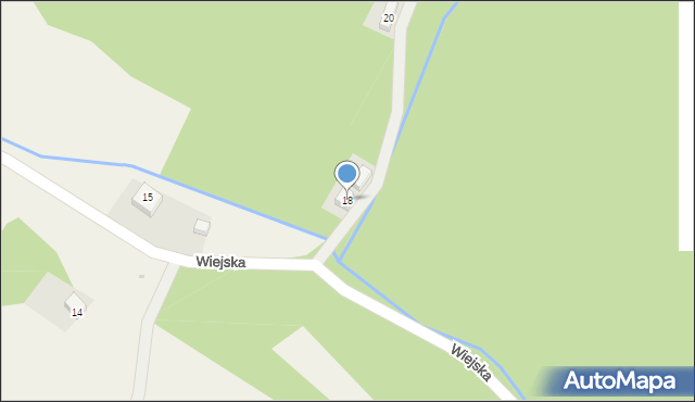 Michałkowa, Wiejska, 18, mapa Michałkowa