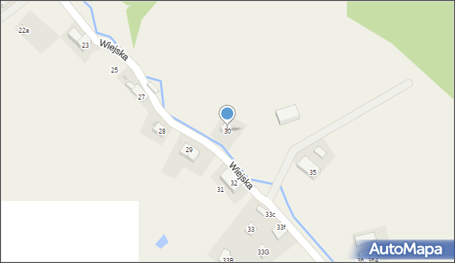 Michałkowa, Wiejska, 30, mapa Michałkowa