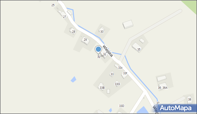 Michałkowa, Wiejska, 31, mapa Michałkowa
