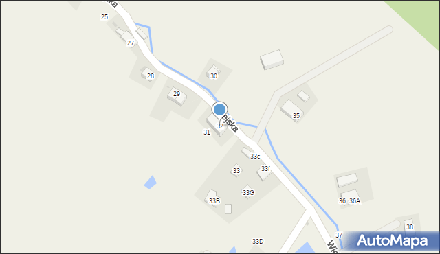 Michałkowa, Wiejska, 32, mapa Michałkowa