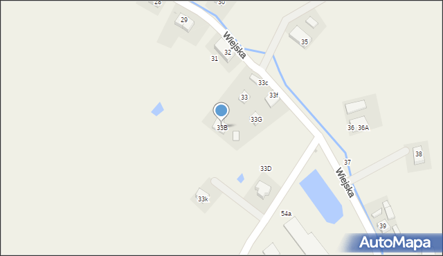 Michałkowa, Wiejska, 33B, mapa Michałkowa