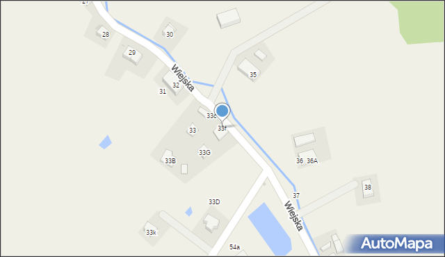 Michałkowa, Wiejska, 33f, mapa Michałkowa
