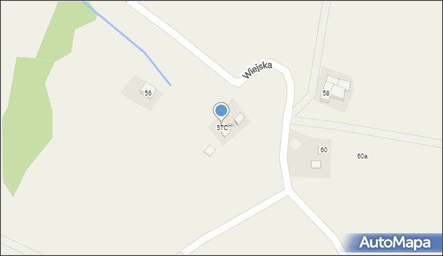 Michałkowa, Wiejska, 57C, mapa Michałkowa