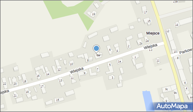 Miejsce, Wiejska, 8b, mapa Miejsce