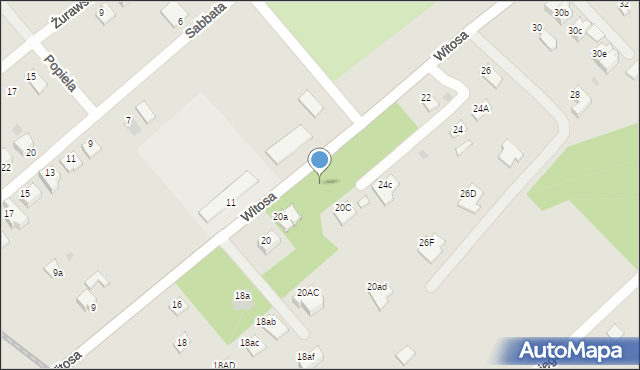 Mielec, Witosa Wincentego, 20bb, mapa Mielca